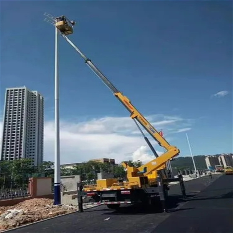 汇川维修路灯的曲臂升降车出租