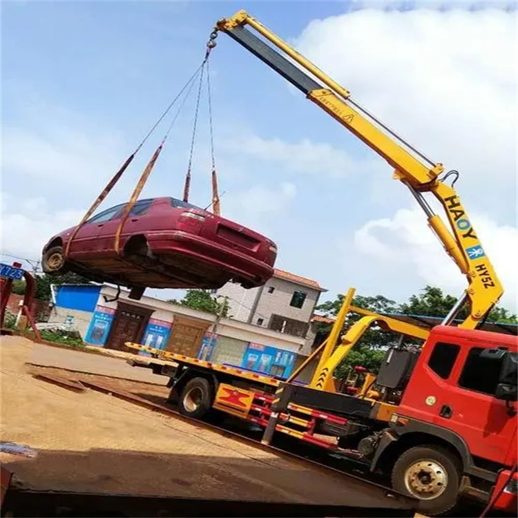 汇川吊车吊汽车的正确方法